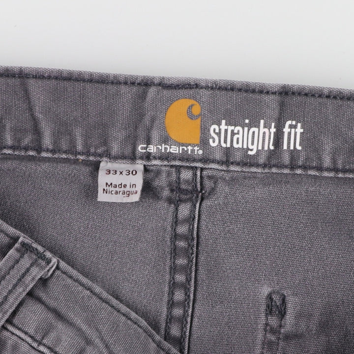 Carhartt Straight Fit Duck Work Pants Men's W34 equivalent / eaa464353