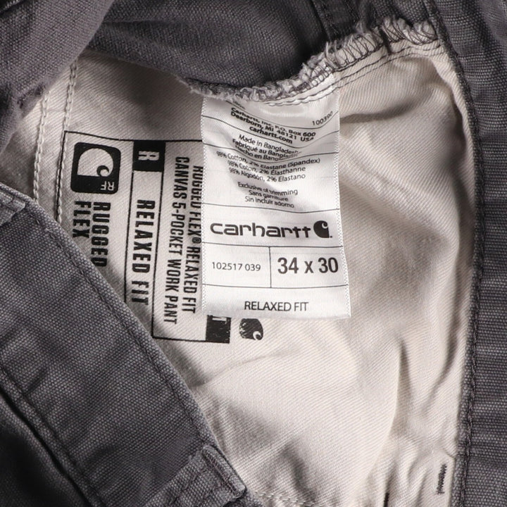 Carhartt Relaxed Fit Duck Work Pants for Men, Size W34 / eaa464355