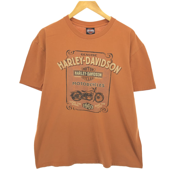 Harley-Davidson Motorcycle Bike T-shirt Men's XL equivalent / eaa464360