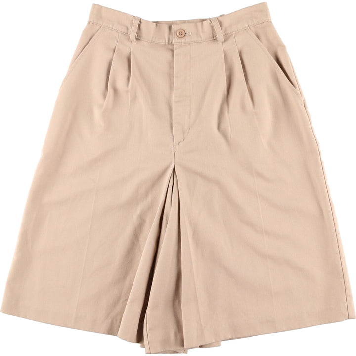 CANNIAGE COUNT CLASSIC plain shorts, made in USA, women's size L, two-pleat /eaa464365