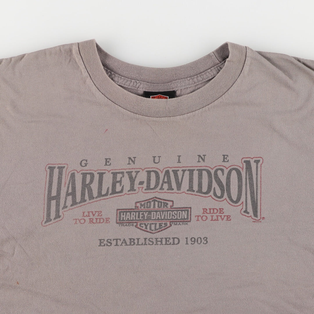 Harley-Davidson Motorcycle Bike T-shirt Men's XXL / eaa464388