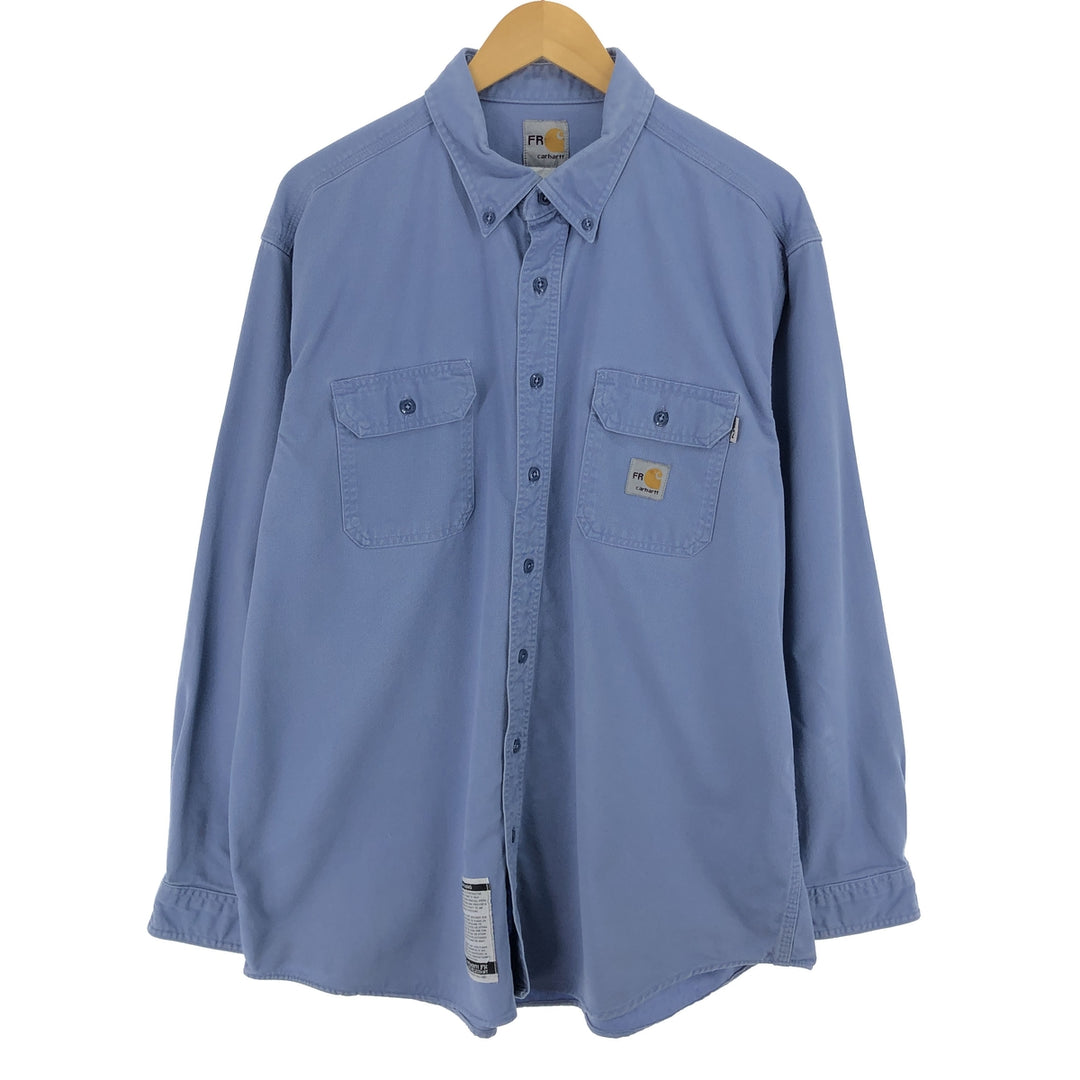 Carhartt FR Series Long Sleeve Button Down Work Shirt Men's XL /eaa464393