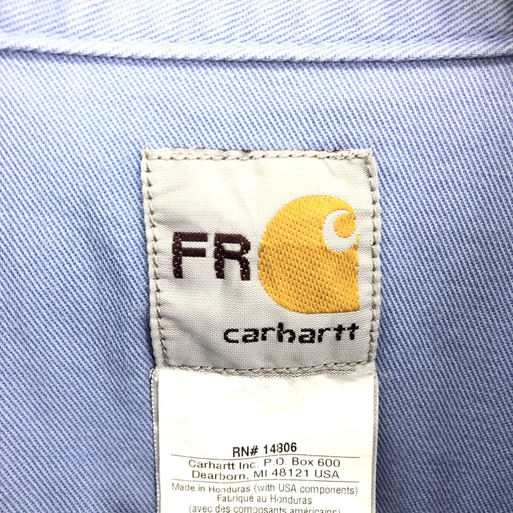 Carhartt FR Series Long Sleeve Button Down Work Shirt Men's XL /eaa464393