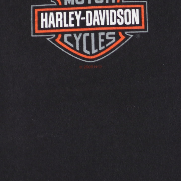 00'S Harley-Davidson Hanes Motorcycle Bike T-shirt Made in USA Men's L /eaa464411