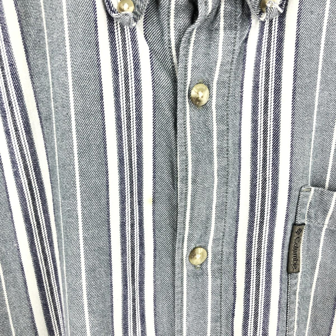 Columbia Long Sleeve Button-Down Striped Shirt Men's XL /eaa464416