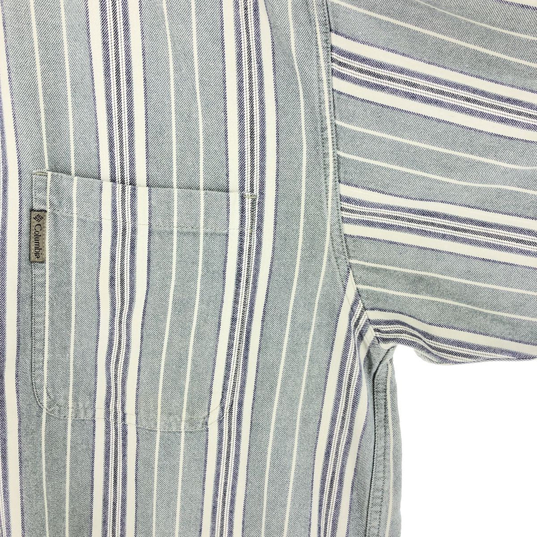 Columbia Long Sleeve Button-Down Striped Shirt Men's XL /eaa464416