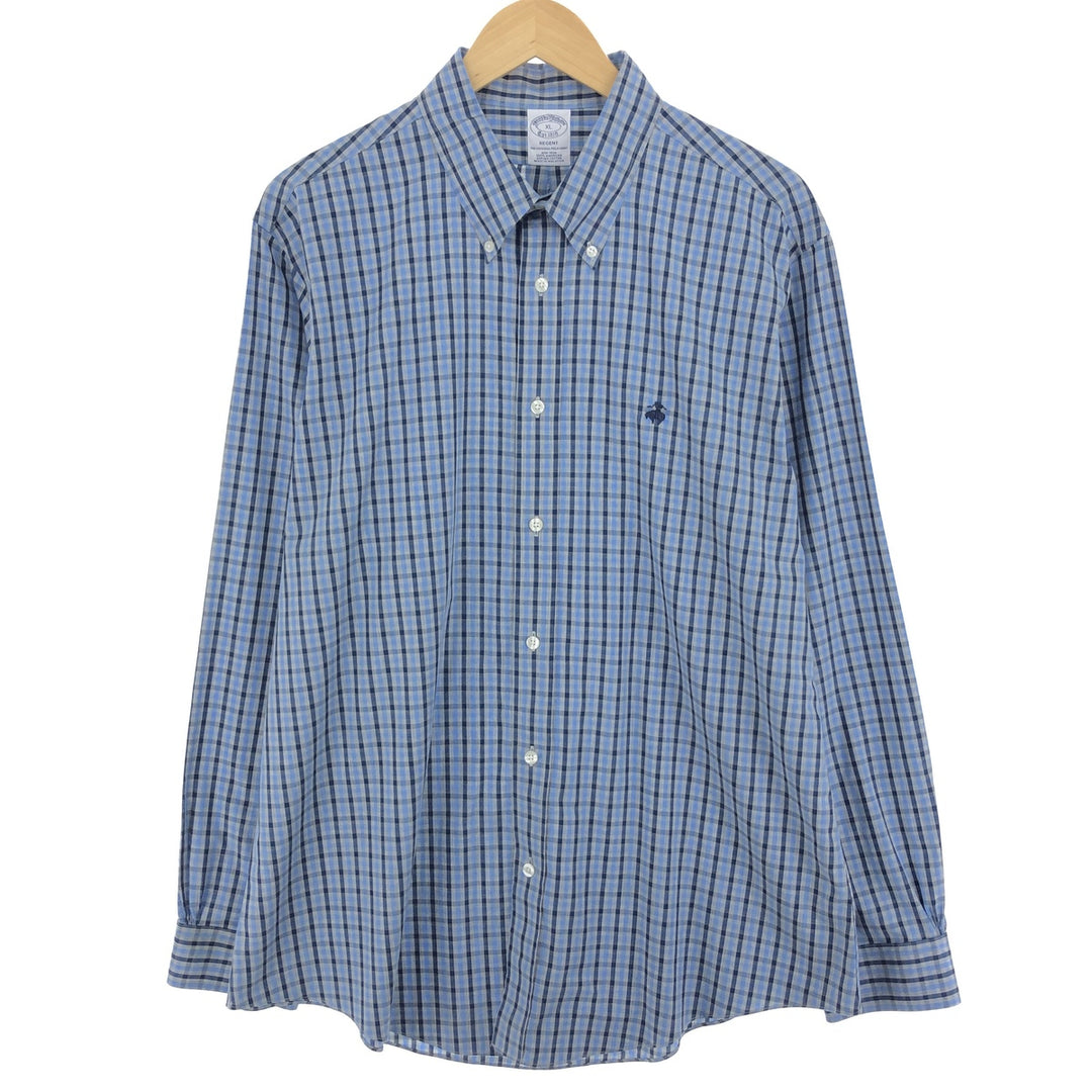 Brooks Brothers Est.1818 Long Sleeve Button-Down Check Shirt Men's XL /eaa464419