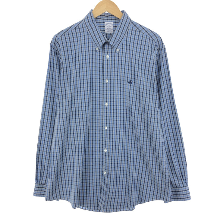 Brooks Brothers Est.1818 Long Sleeve Button-Down Check Shirt Men's XL /eaa464419