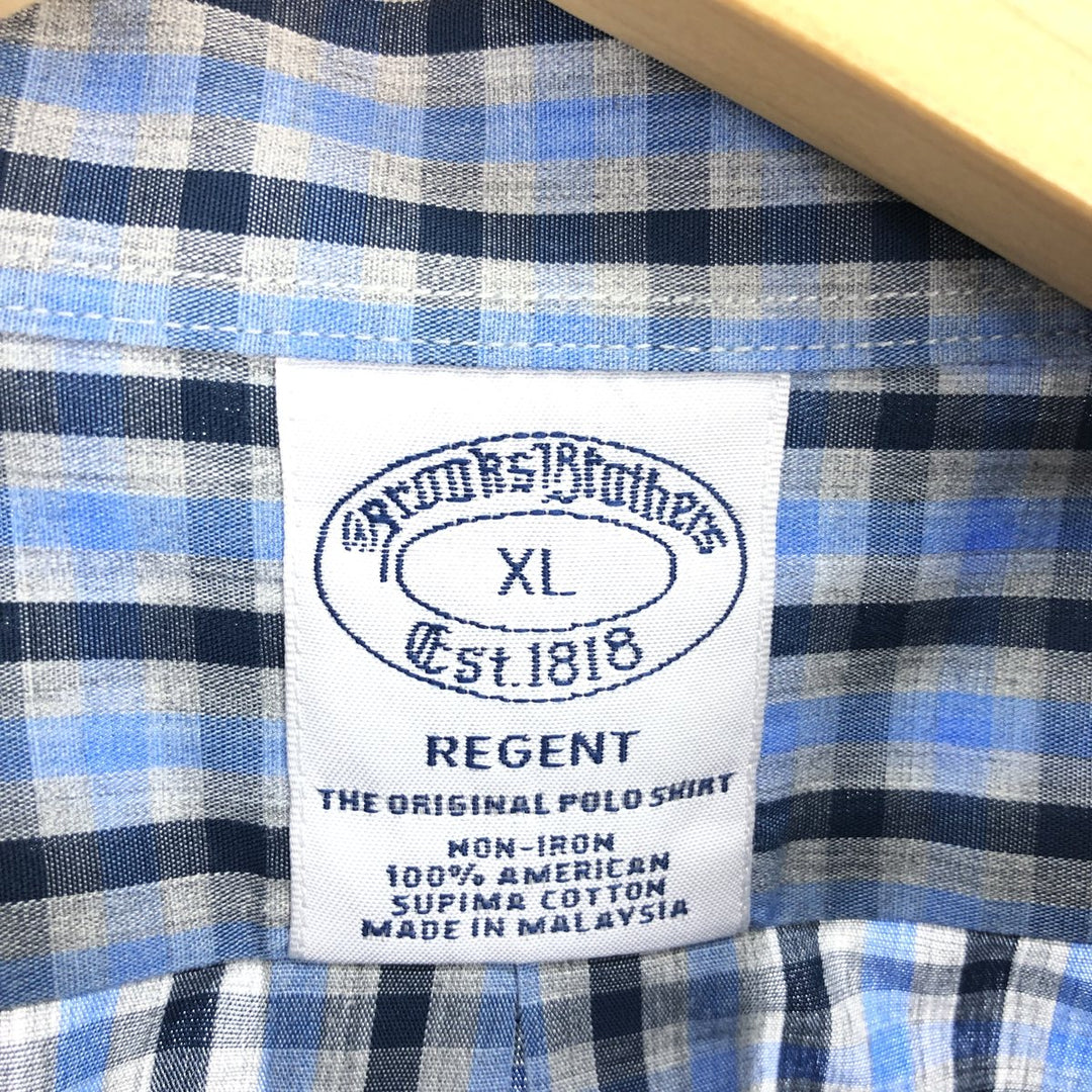 Brooks Brothers Est.1818 Long Sleeve Button-Down Check Shirt Men's XL /eaa464419