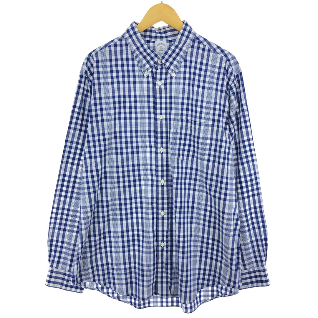 Brooks Brothers Est.1818 Long Sleeve Button-Down Check Shirt Men's XL /eaa464419