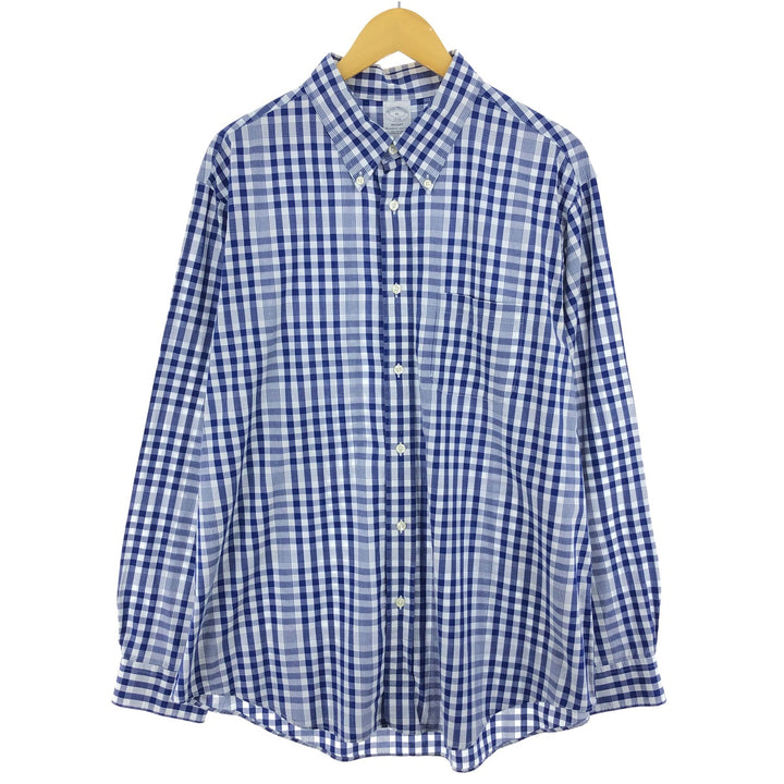 Brooks Brothers Est.1818 Long Sleeve Button-Down Check Shirt Men's XL /eaa464419