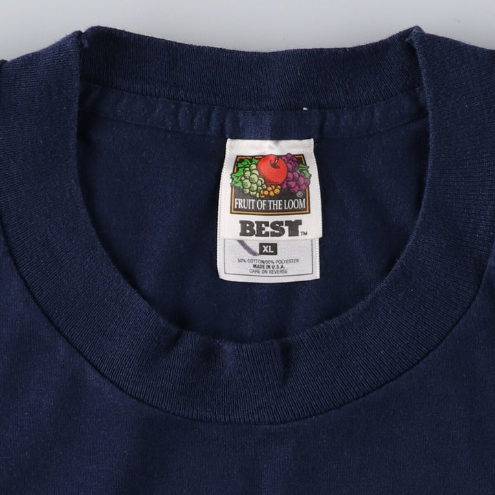 90'S Fruit of the Loom printed T-shirt, made in the USA, men's XL, vintage /eaa464451