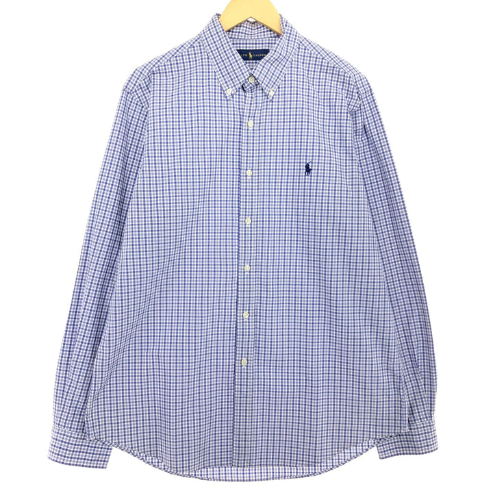 Ralph Lauren Long Sleeve Button Down Check Shirt Men's L /eaa464460