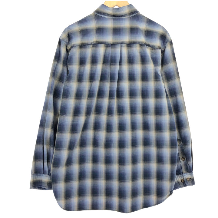 Carhartt Ombre Check Long Sleeve Button-Down Check Shirt Men's L /eaa464461