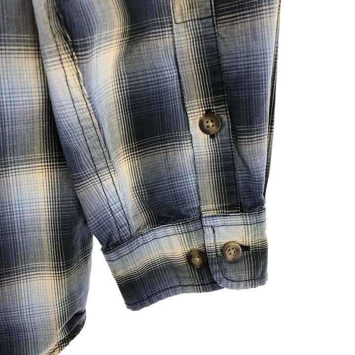 Carhartt Ombre Check Long Sleeve Button-Down Check Shirt Men's L /eaa464461