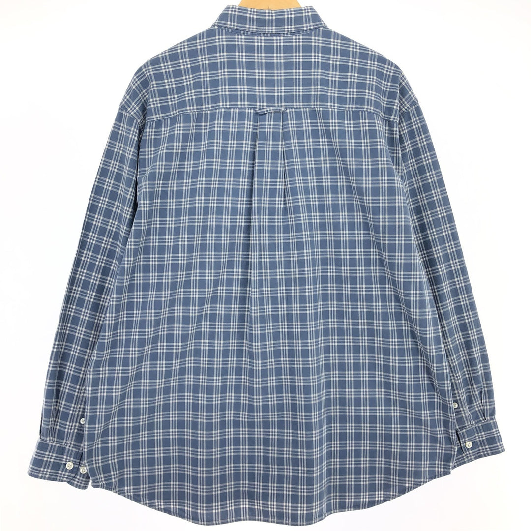 Eddie Bauer Long Sleeve Button Down Check Shirt Men's L /eaa464465