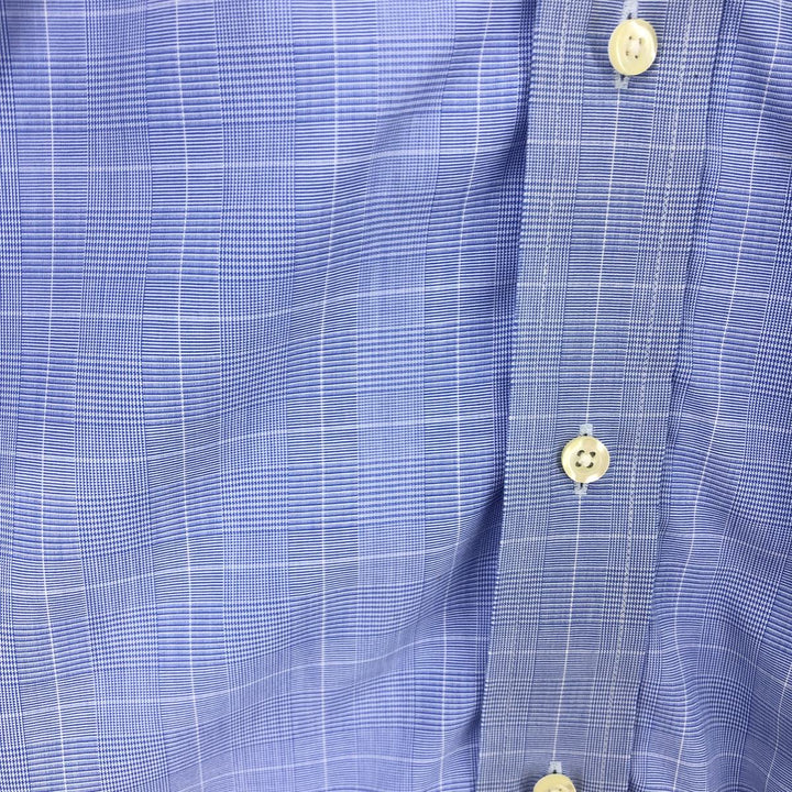 Brooks Brothers Est.1818 Wide Collar Long Sleeve Cotton Check Shirt Men's M /eaa464466