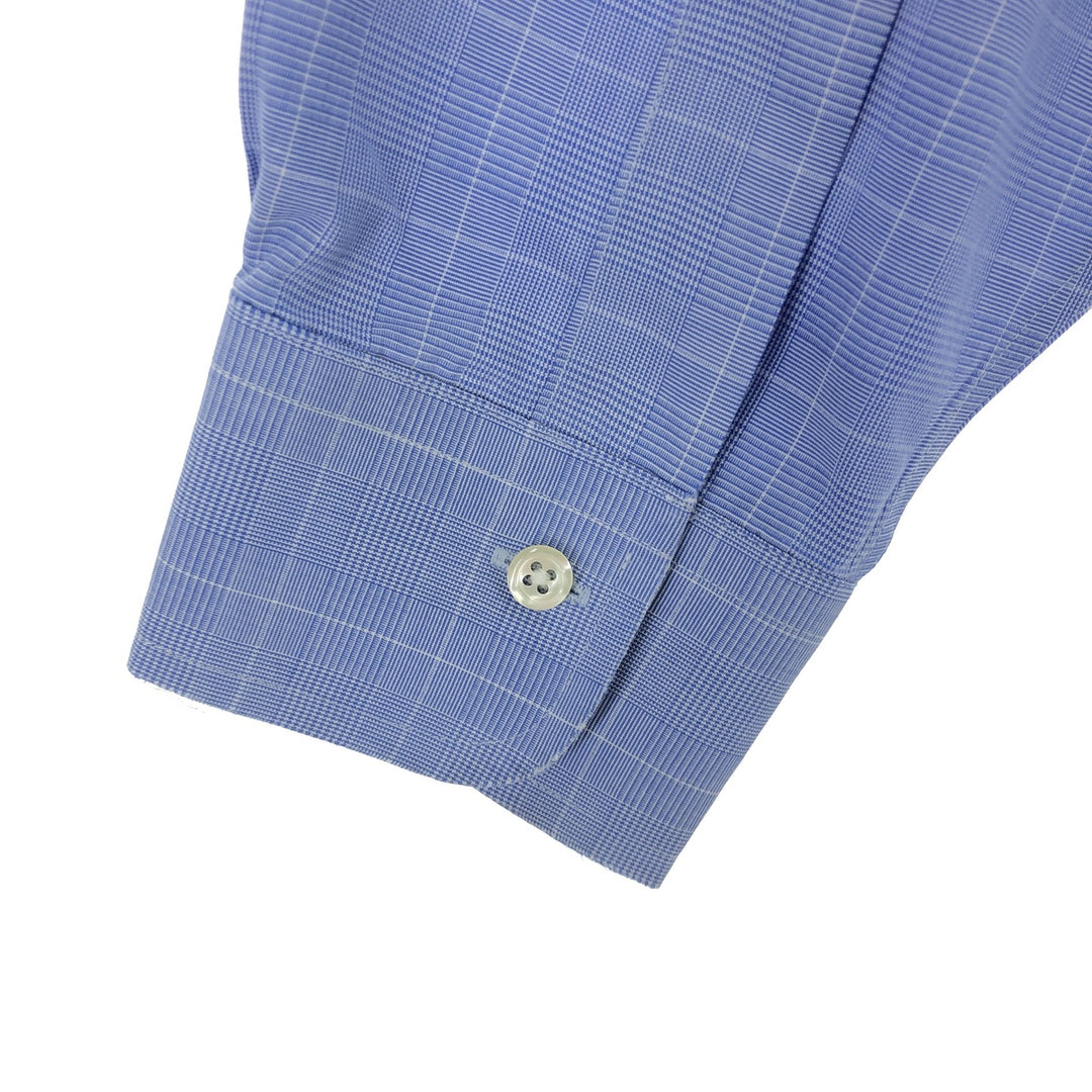 Brooks Brothers Est.1818 Wide Collar Long Sleeve Cotton Check Shirt Men's M /eaa464466