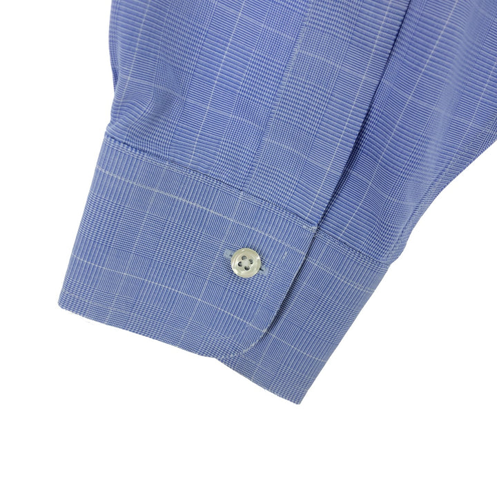 Brooks Brothers Est.1818 Wide Collar Long Sleeve Cotton Check Shirt Men's M /eaa464466