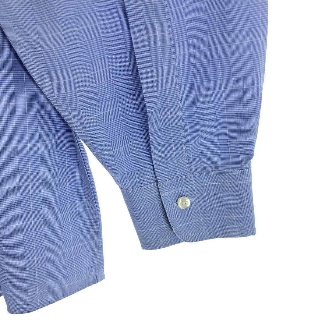 Brooks Brothers Est.1818 Wide Collar Long Sleeve Cotton Check Shirt Men's M /eaa464466