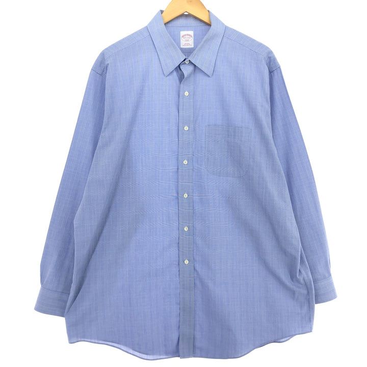 Brooks Brothers 346 Long Sleeve Cotton Check Shirt Men's XL /eaa464467