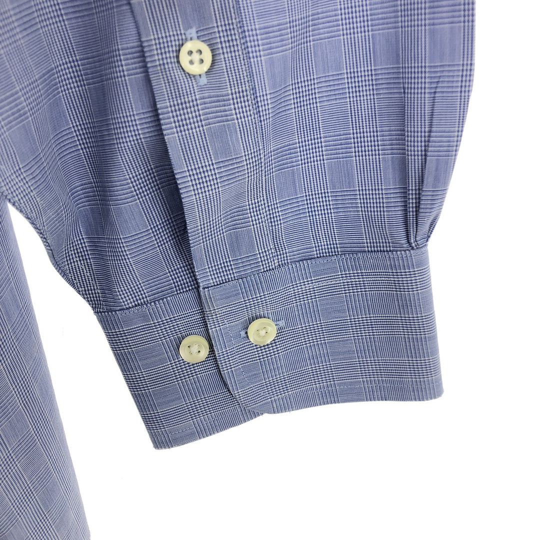 Brooks Brothers 346 Long Sleeve Cotton Check Shirt Men's XL /eaa464467