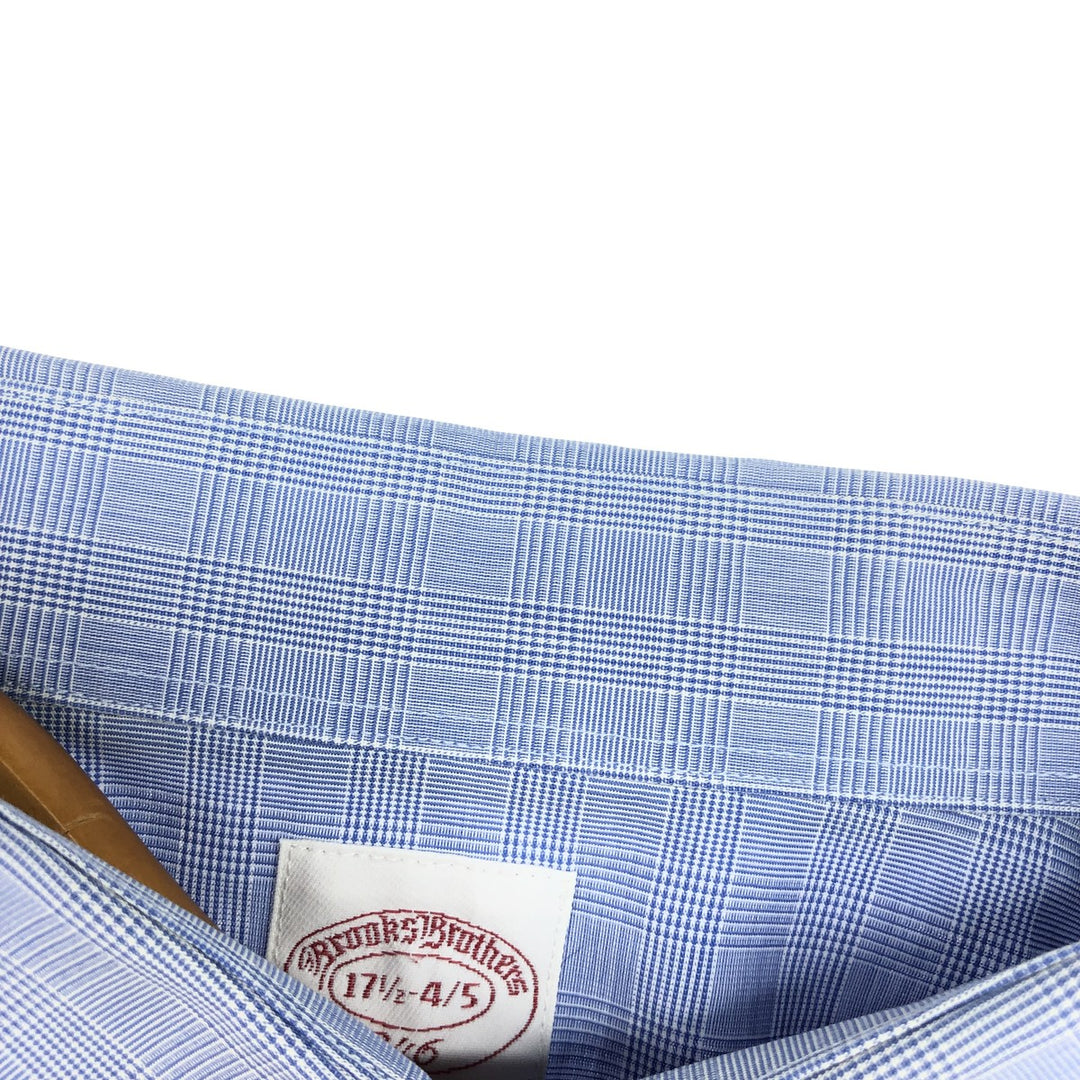 Brooks Brothers 346 Long Sleeve Cotton Check Shirt Men's XL /eaa464467