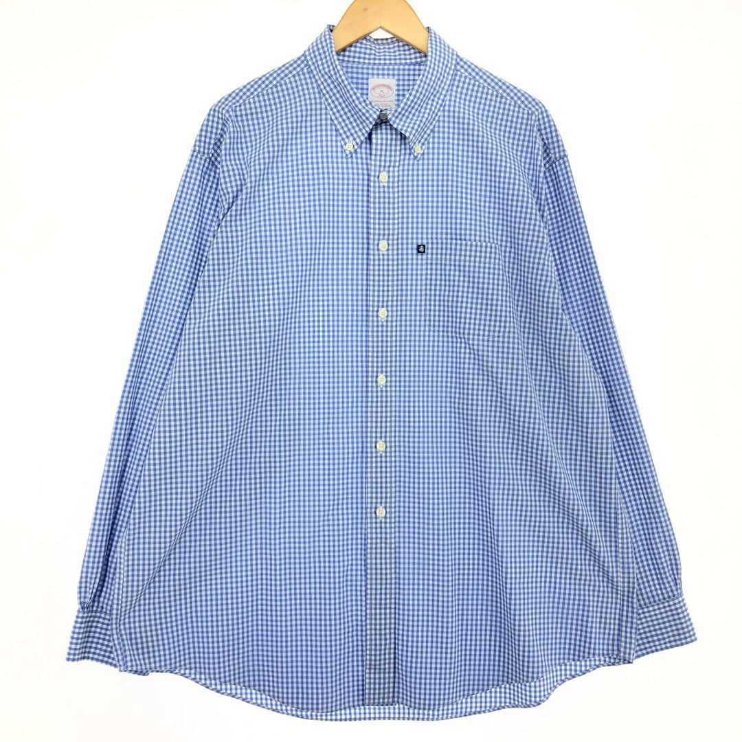 Brooks Brothers 346 Long Sleeve Button-Down Check Shirt Men's XL /eaa464470
