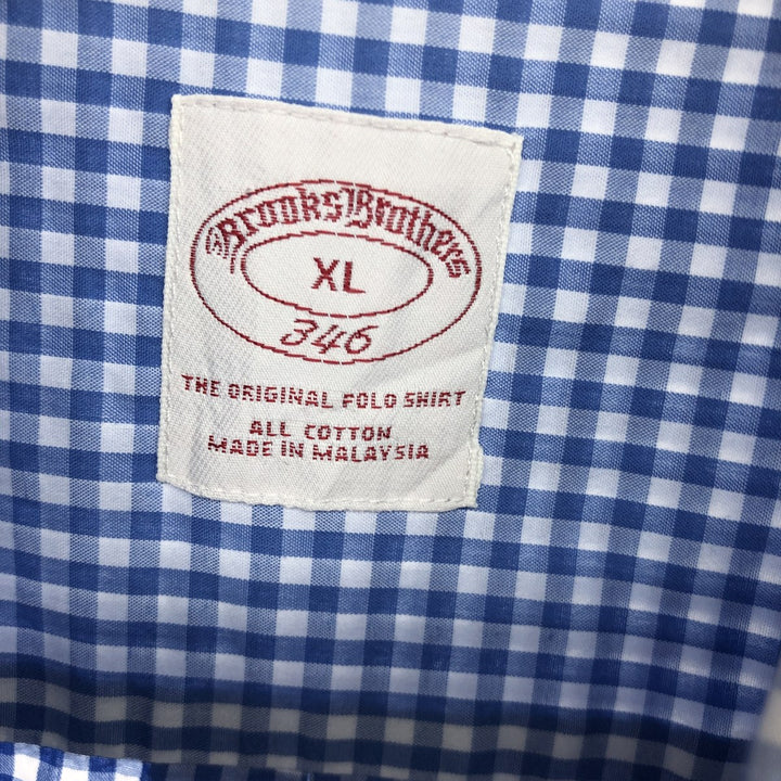 Brooks Brothers 346 Long Sleeve Button-Down Check Shirt Men's XL /eaa464470
