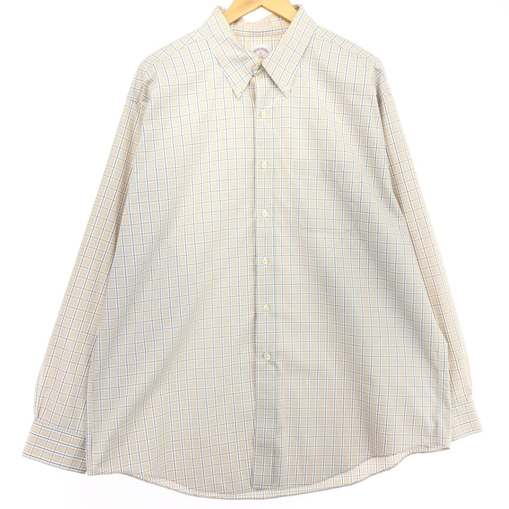 Brooks Brothers 346 Long Sleeve Button-Down Check Shirt Men's XL /eaa464471