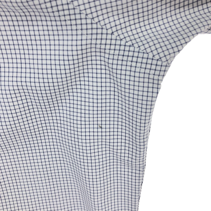 Brooks Brothers 1818 Wide Collar Long Sleeve Cotton Check Shirt Men's L /eaa464472