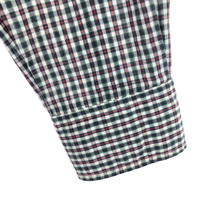 70'S WOOLRICH Long Sleeve Cotton Check Shirt Men's M Size Vintage /eaa464474