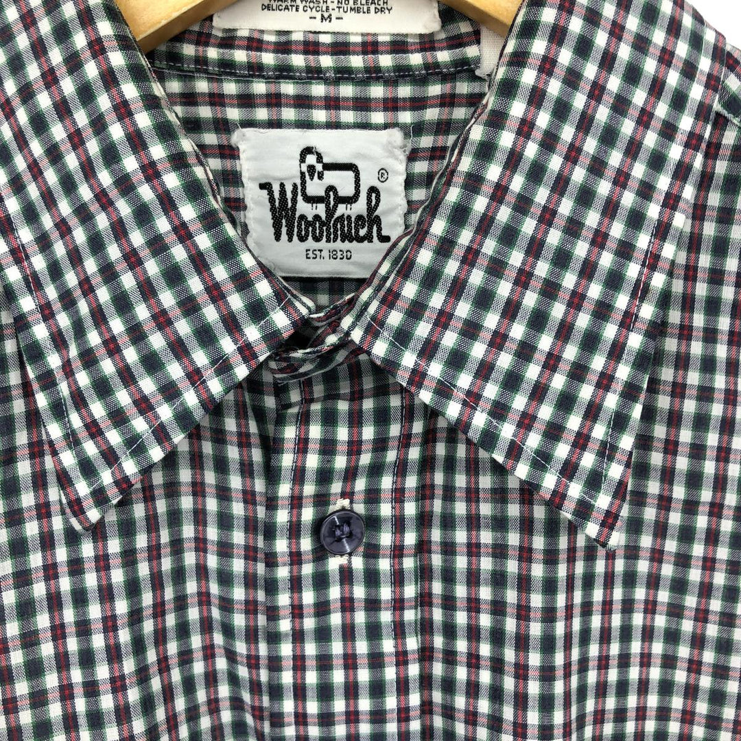 70'S WOOLRICH Long Sleeve Cotton Check Shirt Men's M Size Vintage /eaa464474