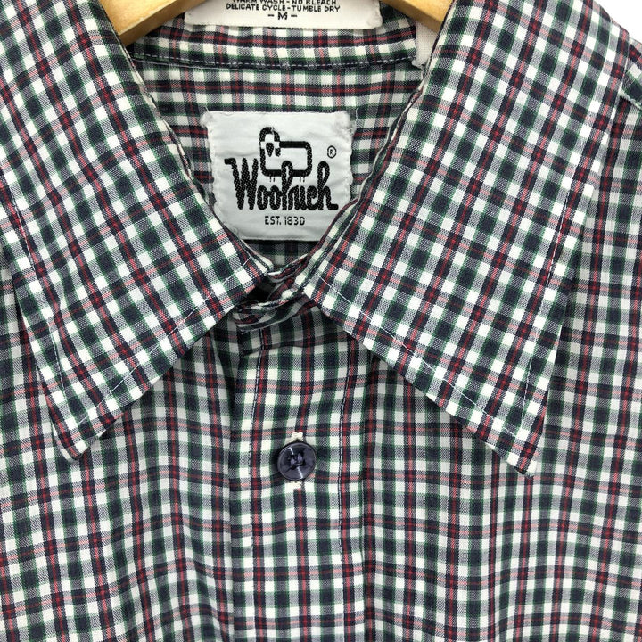 70'S WOOLRICH Long Sleeve Cotton Check Shirt Men's M Size Vintage /eaa464474