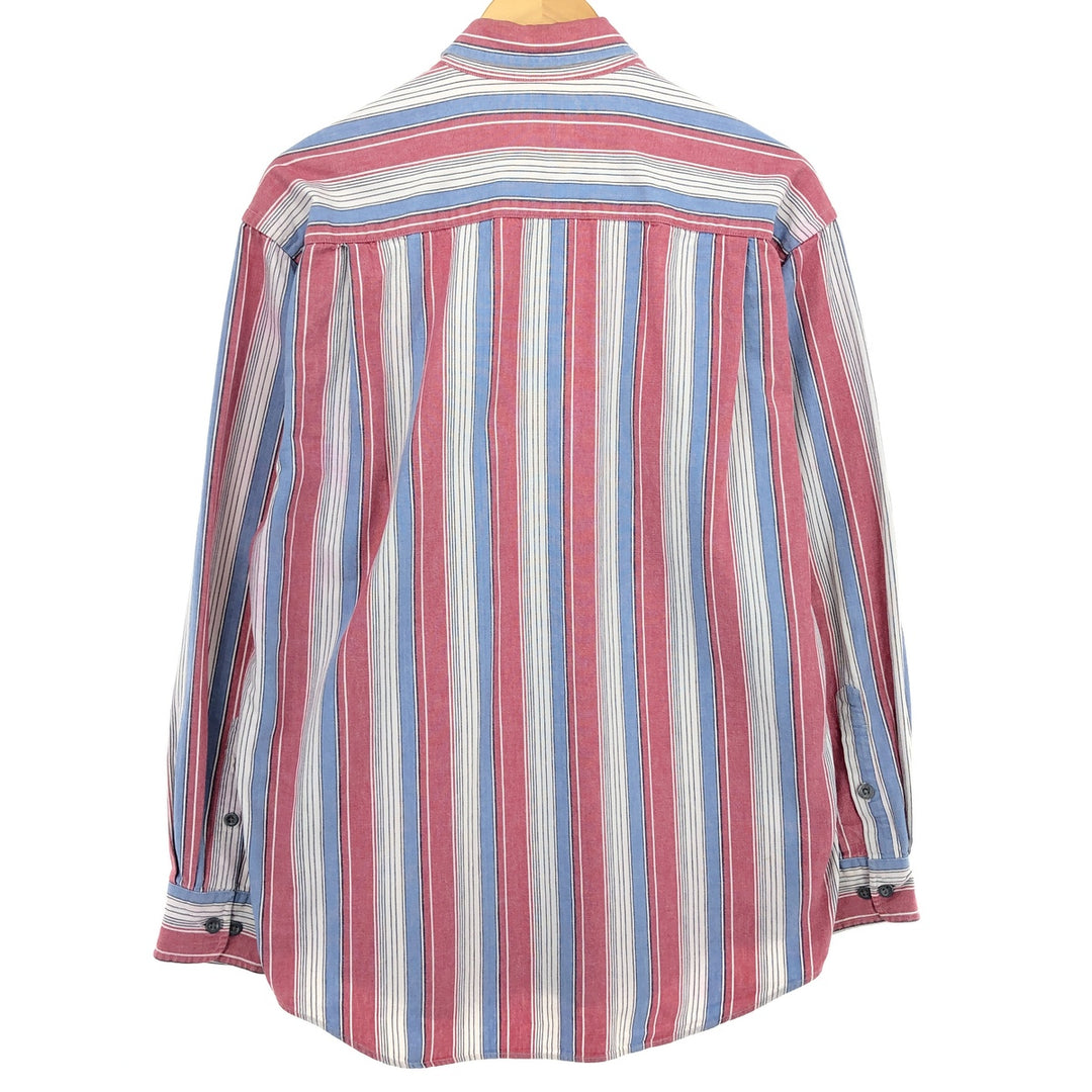 80'S Banana Republic Multi-stripe Long Sleeve Striped Shirt Men's M Size Vintage /eaa464475