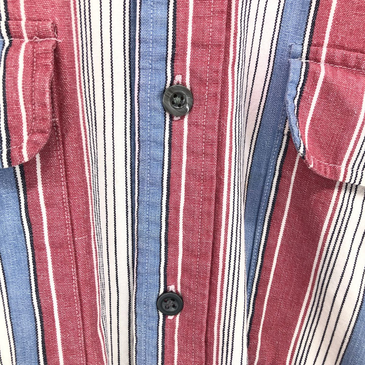 80'S Banana Republic Multi-stripe Long Sleeve Striped Shirt Men's M Size Vintage /eaa464475