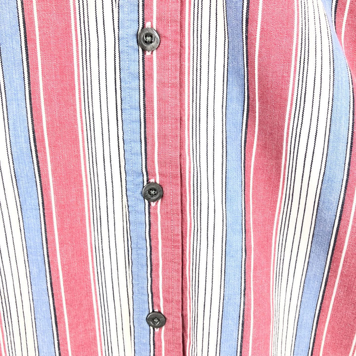 80'S Banana Republic Multi-stripe Long Sleeve Striped Shirt Men's M Size Vintage /eaa464475