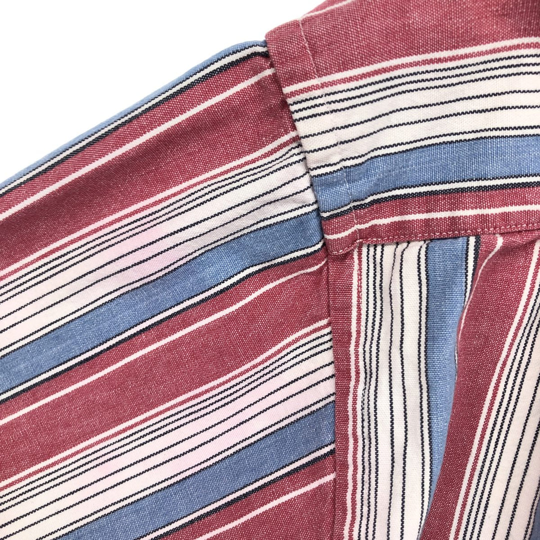 80'S Banana Republic Multi-stripe Long Sleeve Striped Shirt Men's M Size Vintage /eaa464475