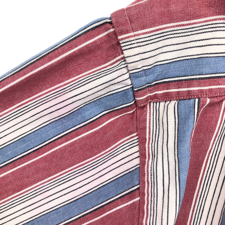 80'S Banana Republic Multi-stripe Long Sleeve Striped Shirt Men's M Size Vintage /eaa464475