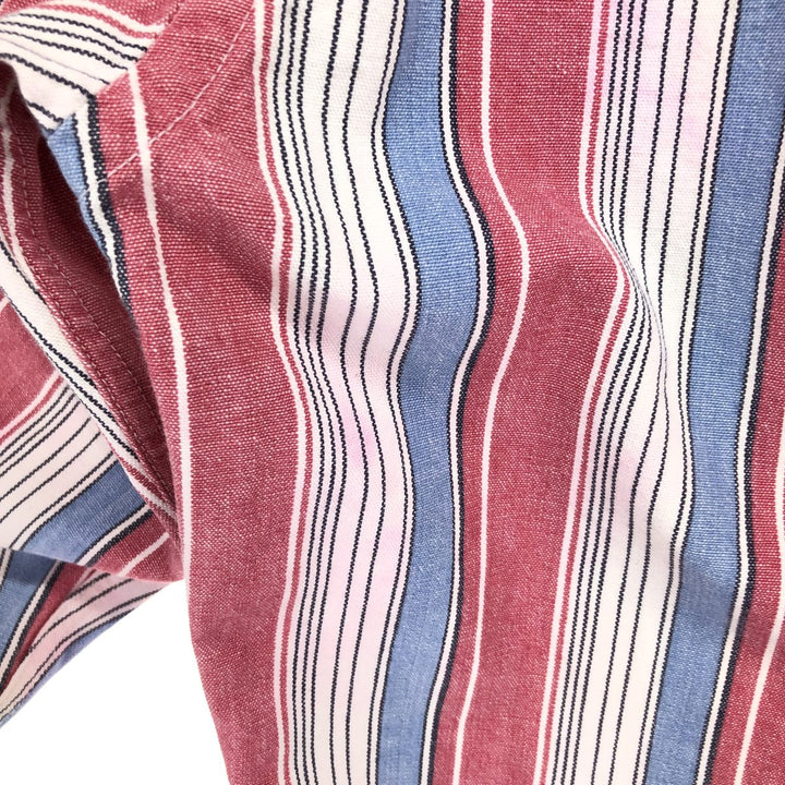 80'S Banana Republic Multi-stripe Long Sleeve Striped Shirt Men's M Size Vintage /eaa464475