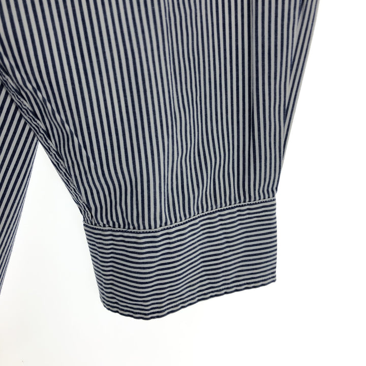 90s~00'S Tommy Hilfiger Crazy Pattern Long Sleeve Button-Down Striped Shirt Men's L Vintage /eaa464479