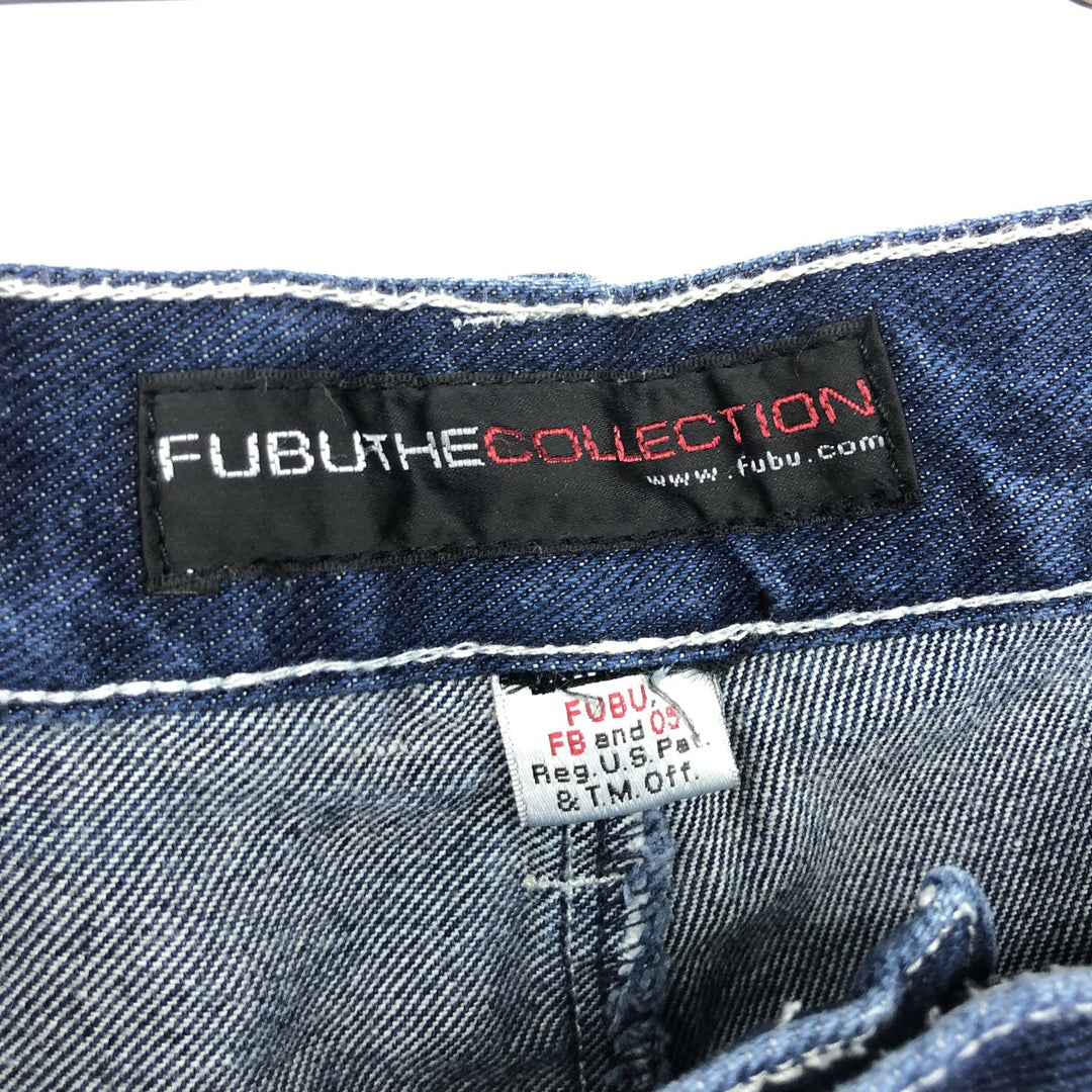 FUBU Denim Painter Shorts Half Pants Men's W32 equivalent /eaa464480