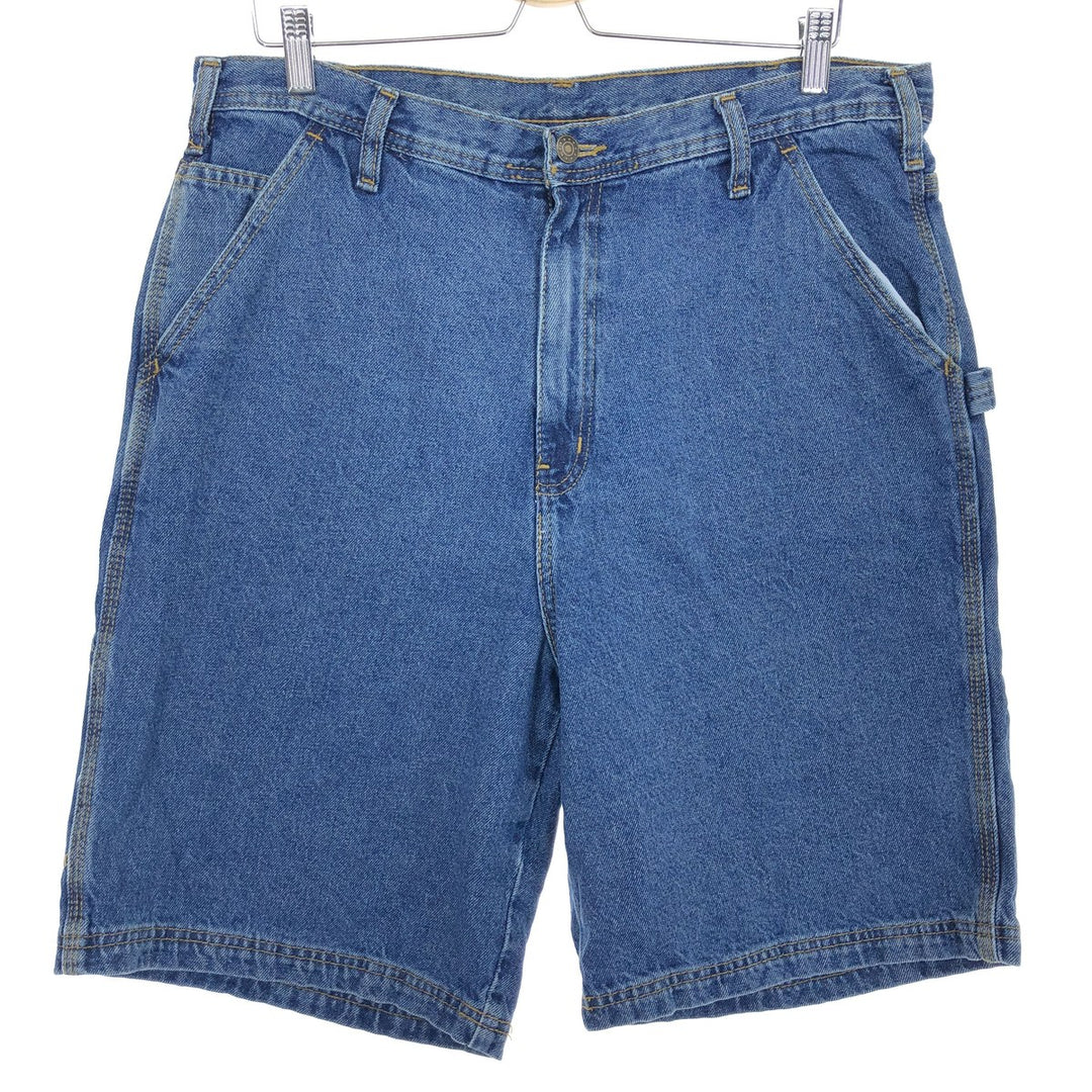 Denim painter shorts, half pants, men's size W37 / eaa464495