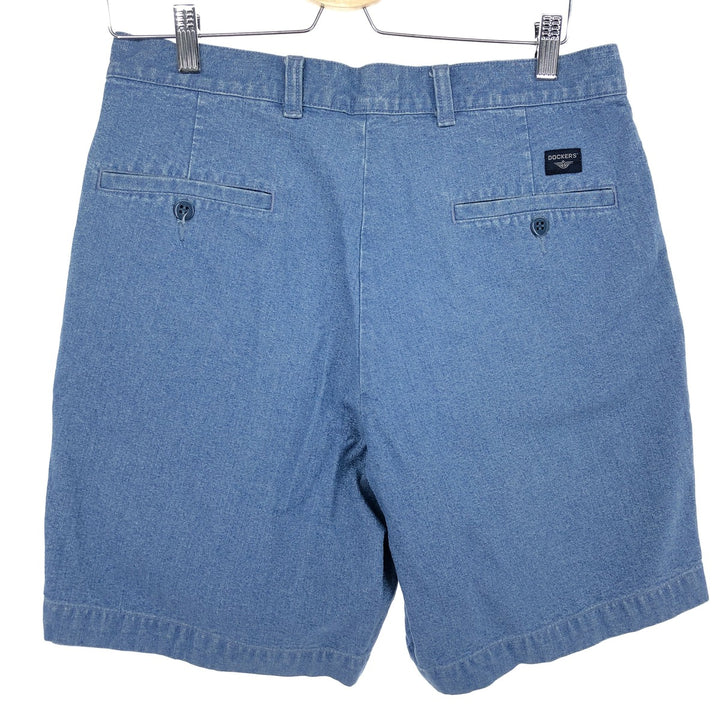 DOCKERS Two-pleat denim shorts, short pants for men, equivalent to W32 / eaa464499