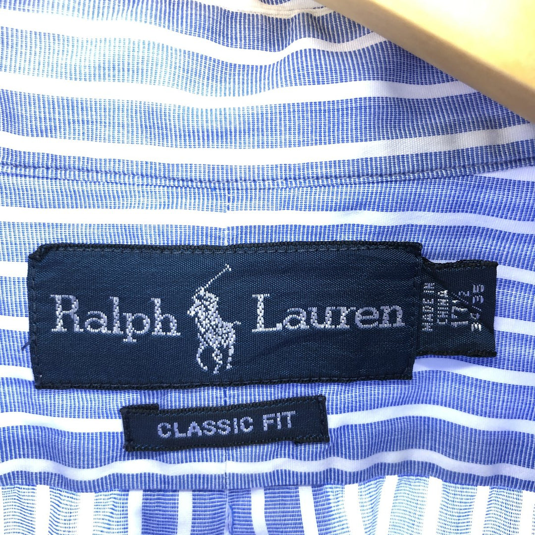 Ralph Lauren Classic Fit Long Sleeve Button Down Striped Shirt Men's XXL /eaa464526