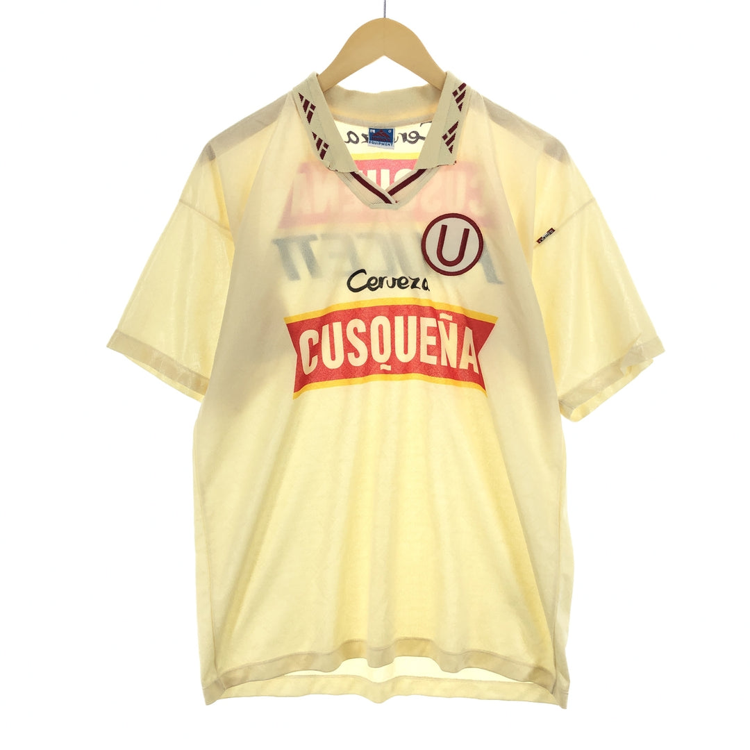 90'S LOMA'S EQUIPMENT Universitario Deportes Soccer Uniform Game Shirt Men's L Vintage /eaa464534