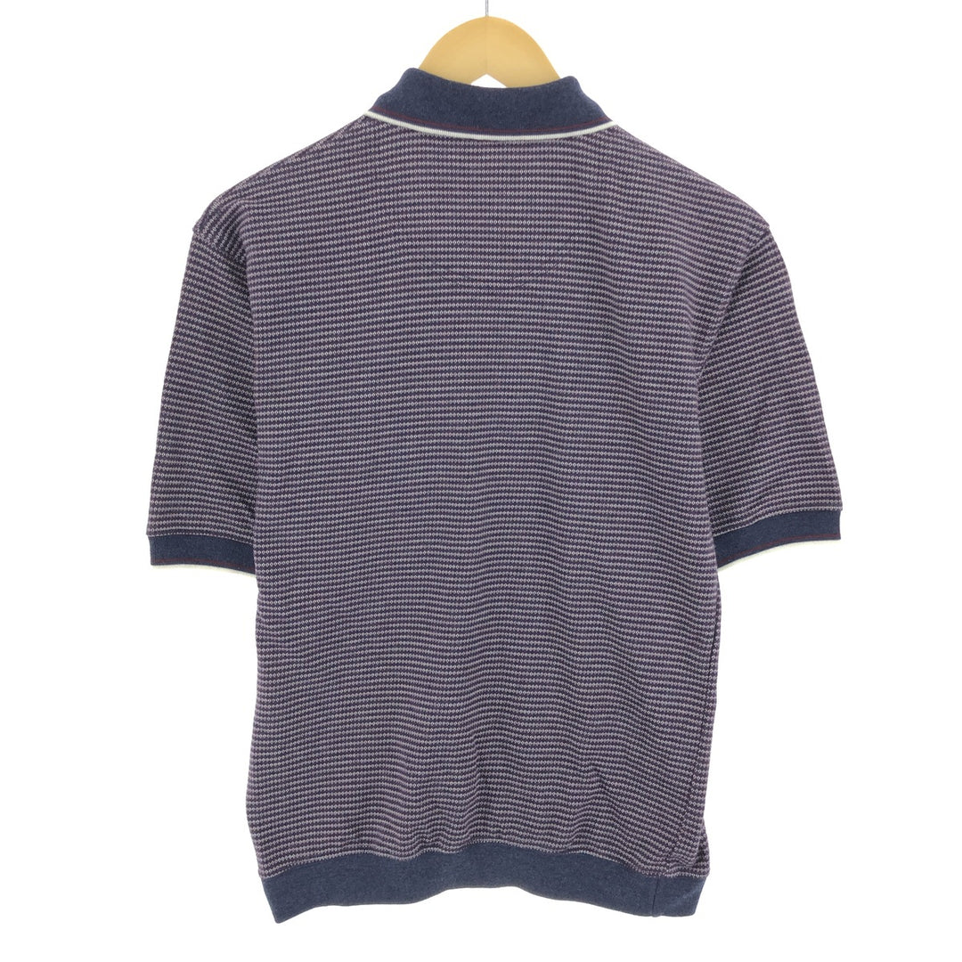 90'S Puritan PURITAN all-over print short-sleeve polo shirt for men, size S /eaa464555