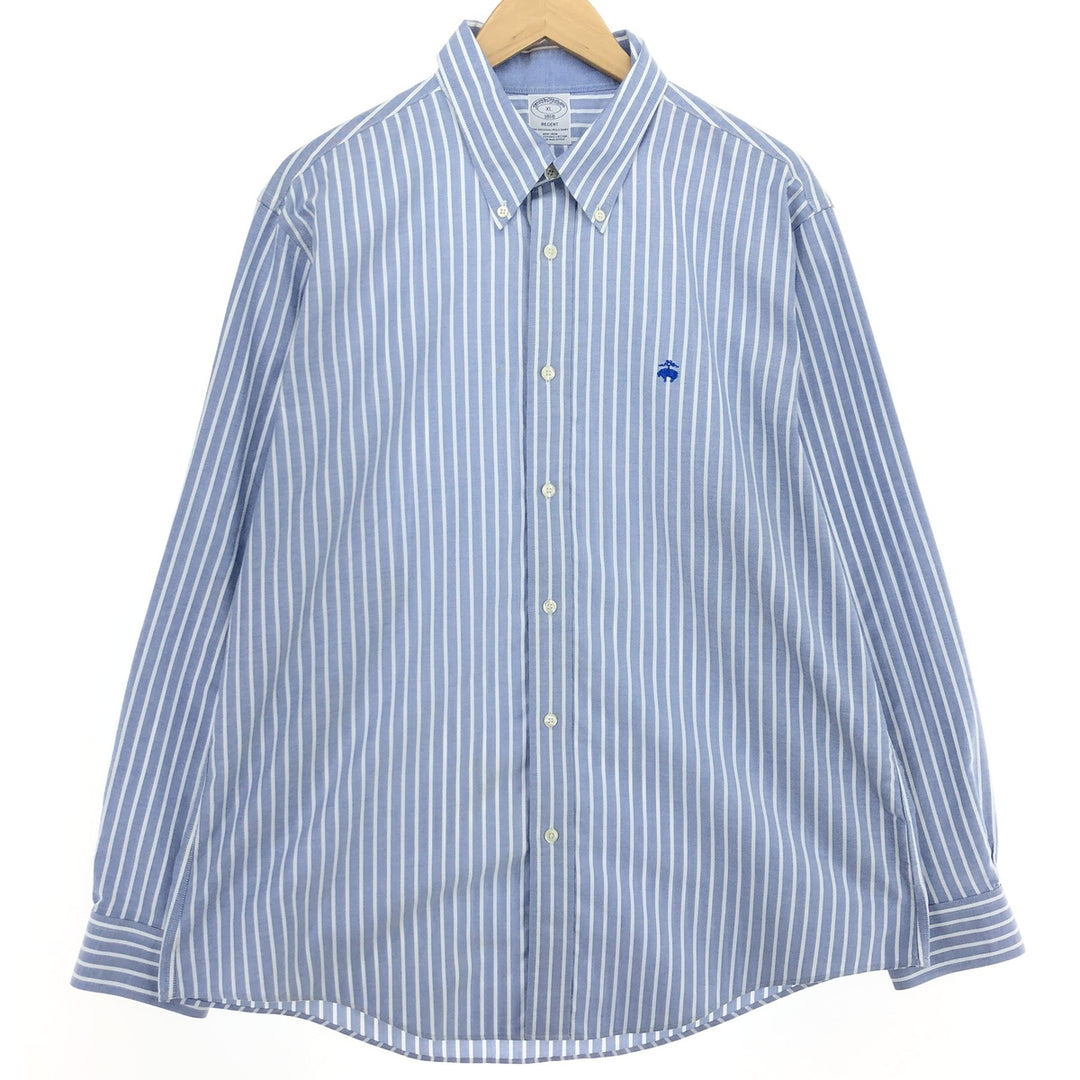 Brooks Brothers Est.1818 Long Sleeve Button-Down Striped Shirt Men's XL /eaa464558