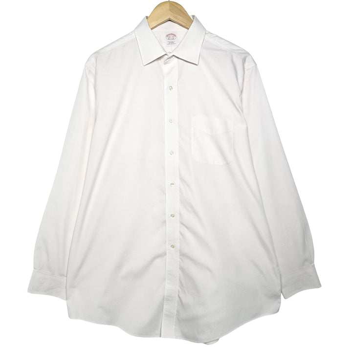 Brooks Brothers Est.1818 Wide Collar Long Sleeve Cotton Shirt Men's XL /eaa464587