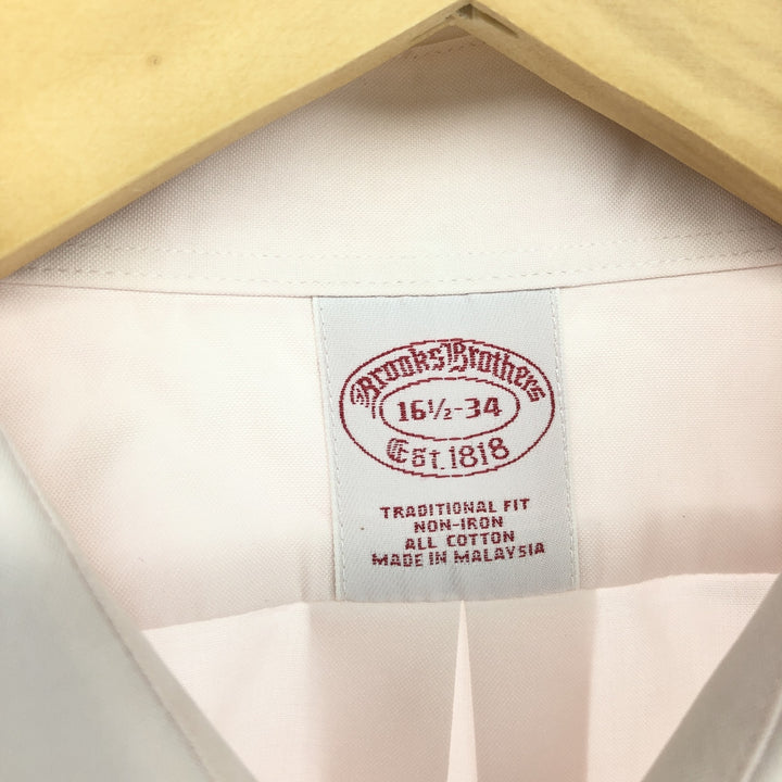 Brooks Brothers Est.1818 Wide Collar Long Sleeve Cotton Shirt Men's XL /eaa464587